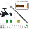 3.00m Teleskopik Olta Kamışı (100-300g) 5000 Set